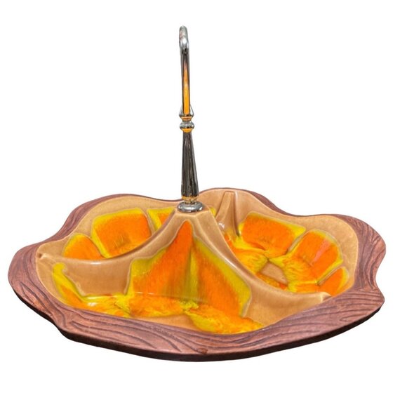 Sequoia Ware California Potteries 742 USA Vintage Divided Serving Dish - Picture 4 of 7